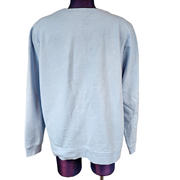 Breckenridge Baby Blue Winter‎ Sparrow Crew Neck Sweatshirt Size XL Women's - Picture 7 of 12